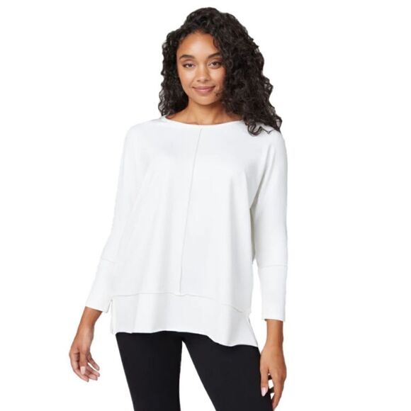 SPANX PERFECT LENGTH DOLMAN SWEATSHIRT SMALL POWDER - Picture 5 of 7